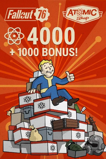 Fallout 76: 4000 (+1000 Bonus) Atoms | XBOX | На любой аккаунт