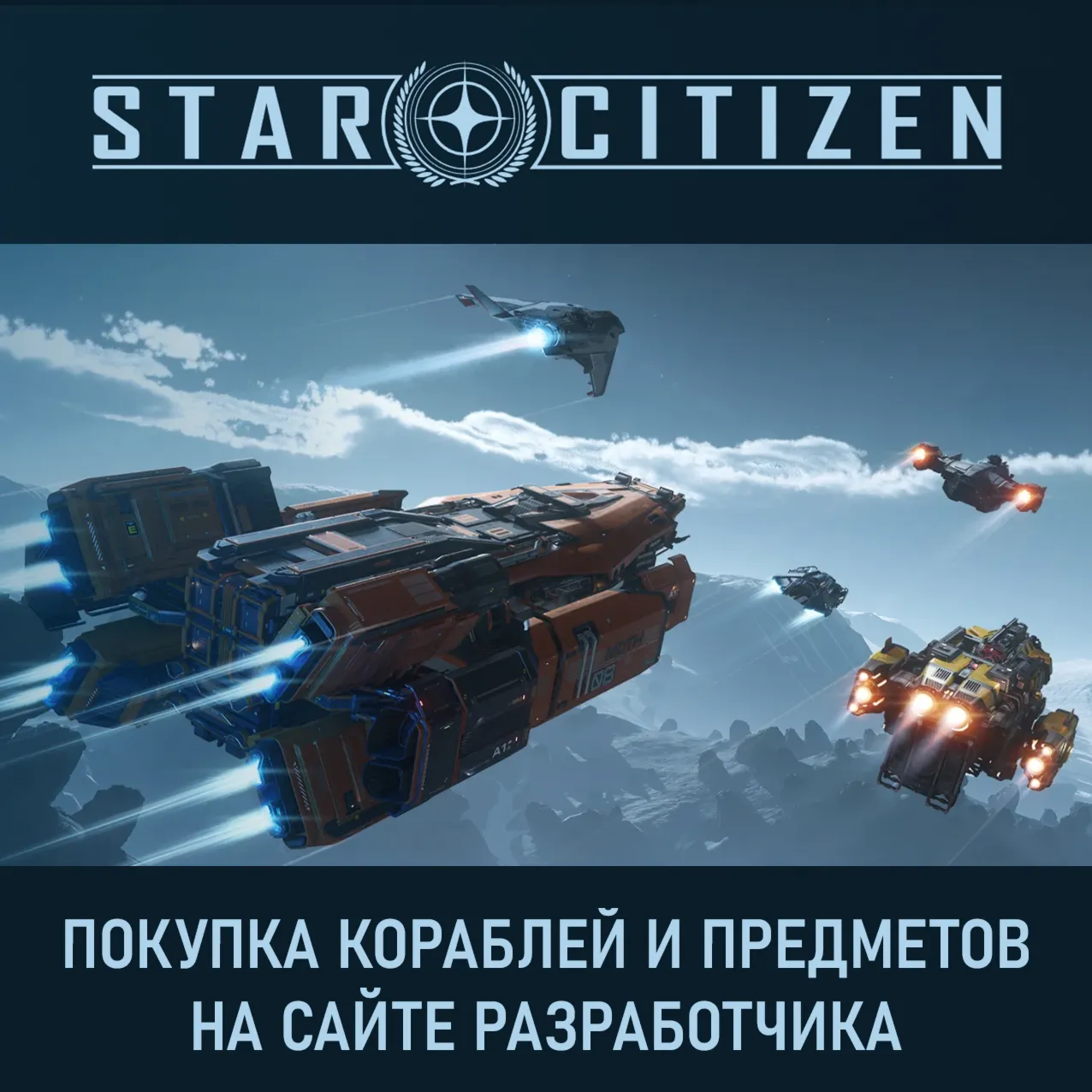 Покупка на сайте Star Citizen