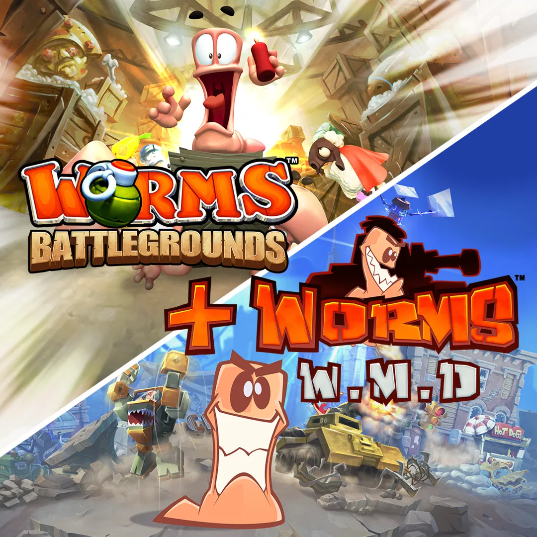 Worms Battlegrounds + Worms W.M.D | XBOX | На любой аккаунт