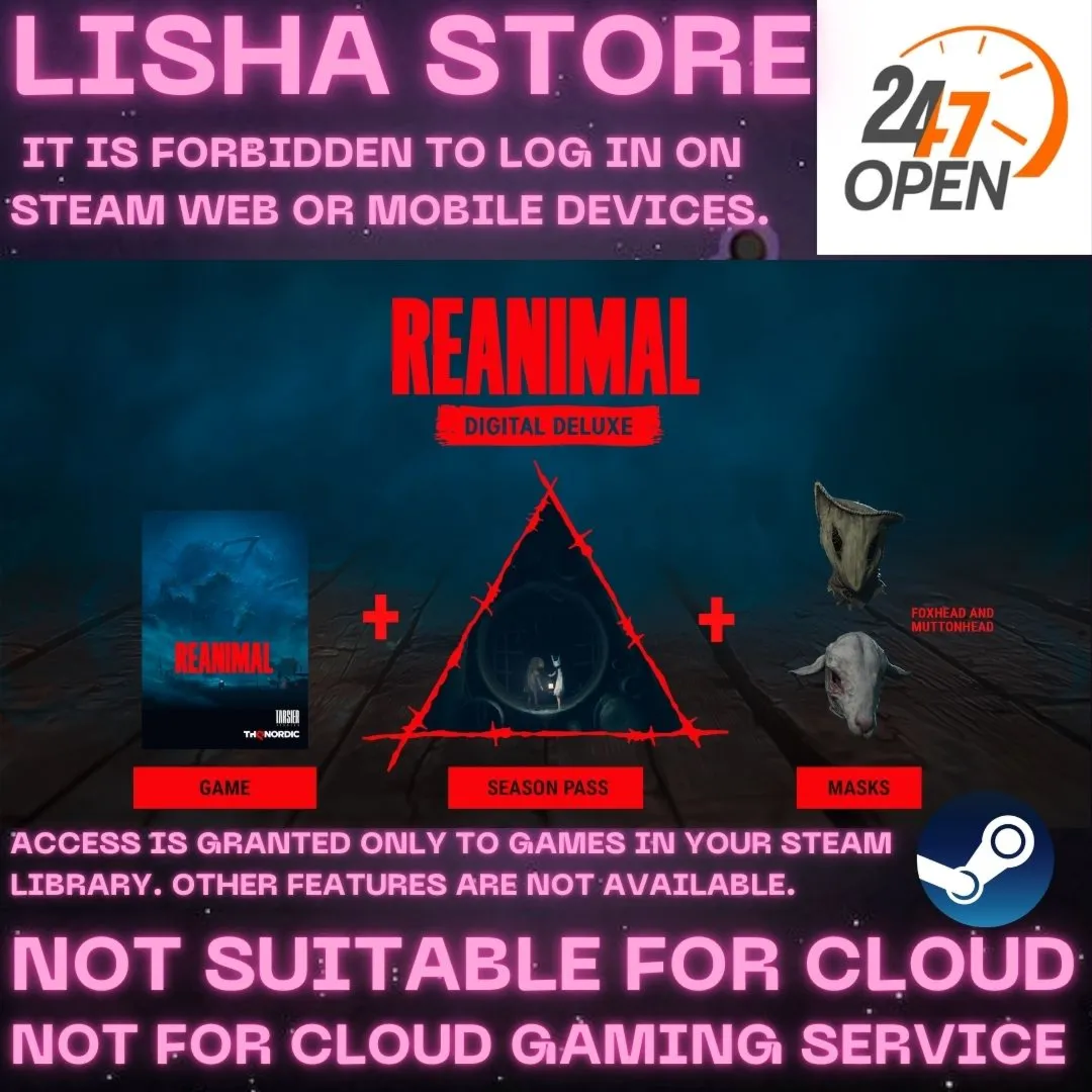 REANIMAL Digital Deluxe Edition Стим Оффлайн На 90 дней