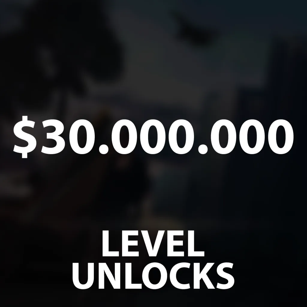 Деньги $30.000.000 • LVL • UNLOCKS (GTA ГТА)