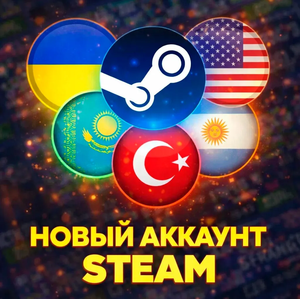 АККАУНТ СТИМ КАЗАХСТАН ТУРЦИЯ УКРАИНА РФ ЕС США ИНДИЯ