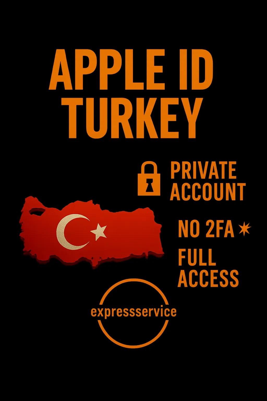 🇹🇷 Apple ID turkey | Личный аккаунт 🔐 No 2FA 💥 Полный доступ ✨💯
