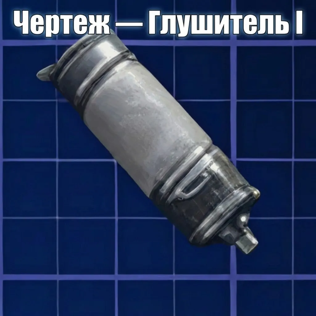 ЧЕРТЕЖ - ГЛУШИТЕЛЬ 1 ARC Raiders