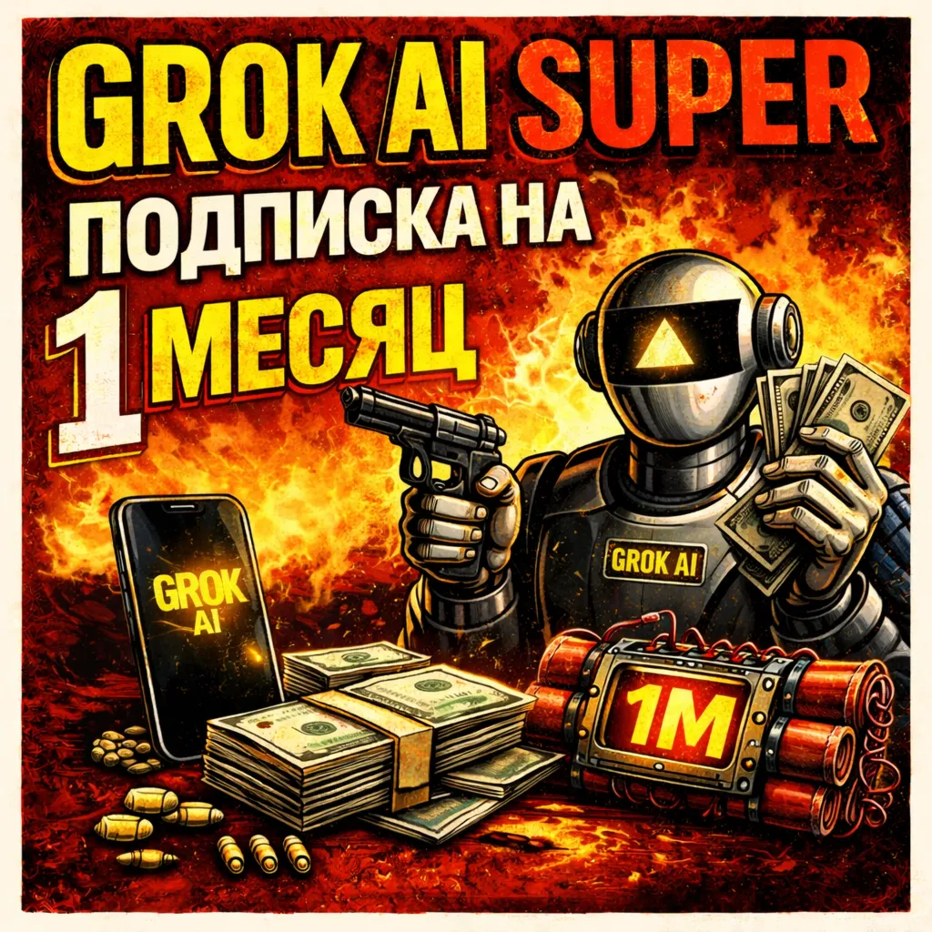 Grok xAI Super | 1-12 месяцев подписки | Акция!