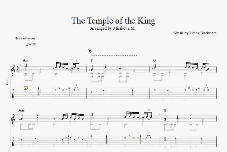 Rainbow - The Temple of The King