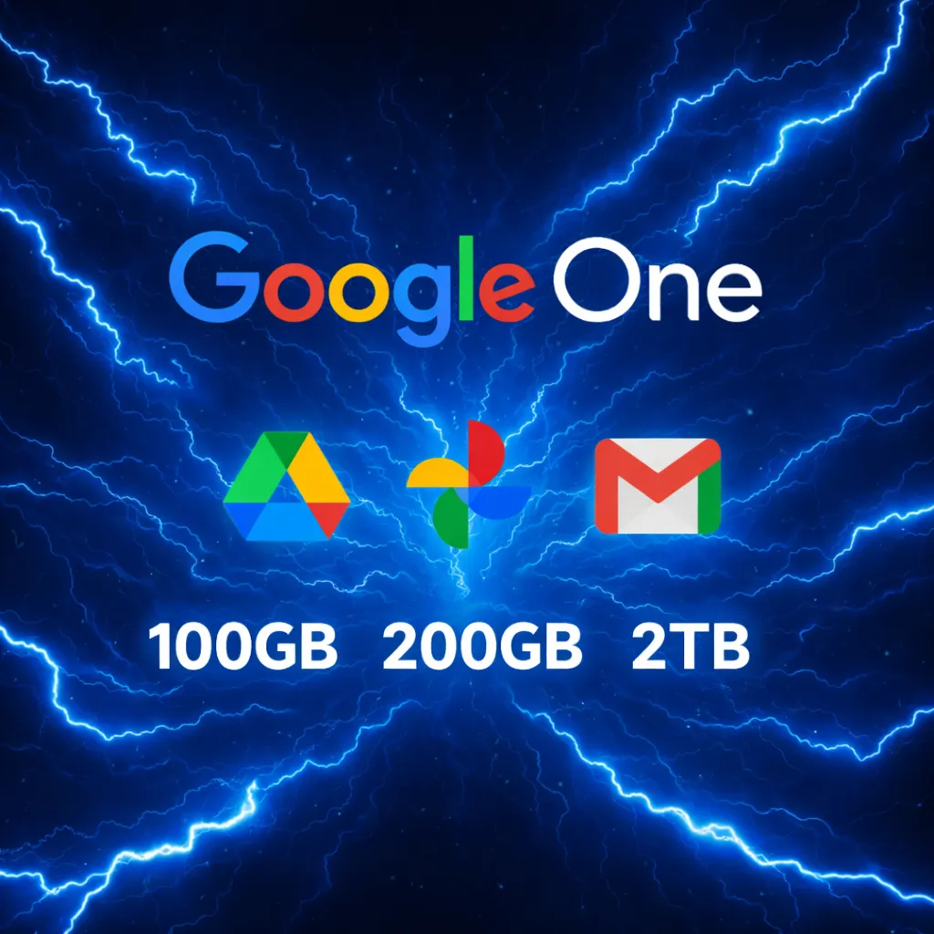 Google AI Pro + One + 100GB/200GB/2ТБ +Диска +Фото +Gemini + Gmail