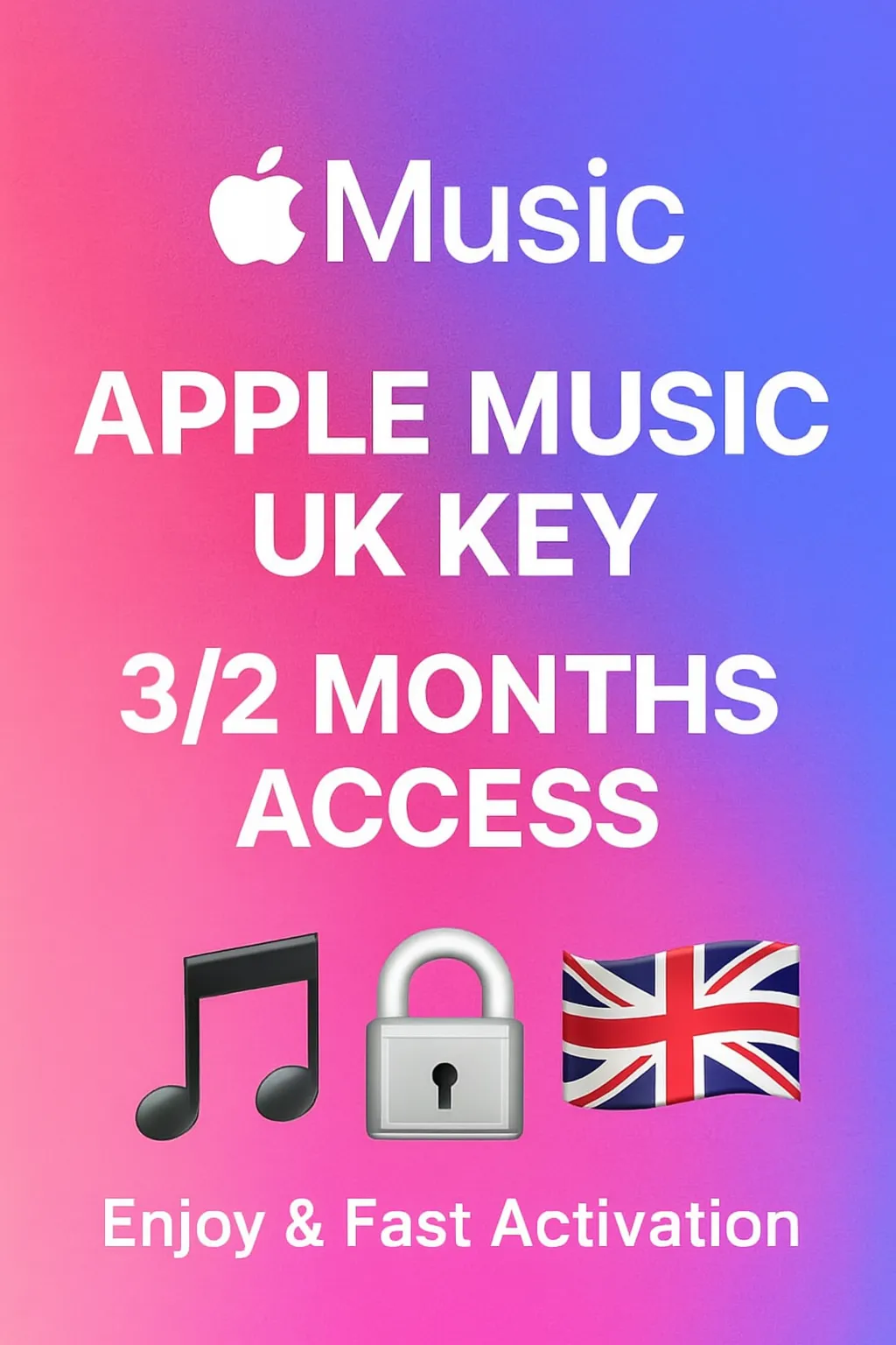 ????????Apple Music UK Key - 3/2 месяца доступа готов