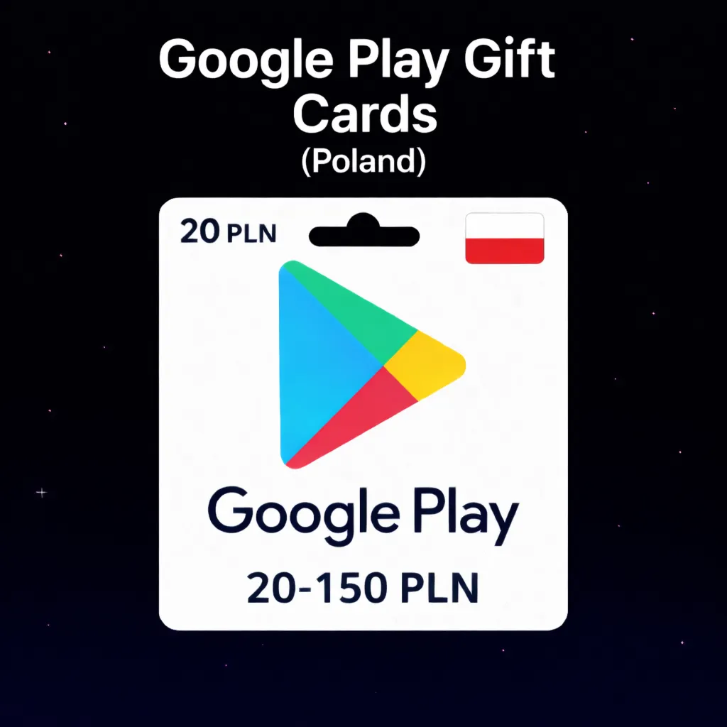 Google Play Gift Cards (Польша) 20–150 PLN | Коды пополнения