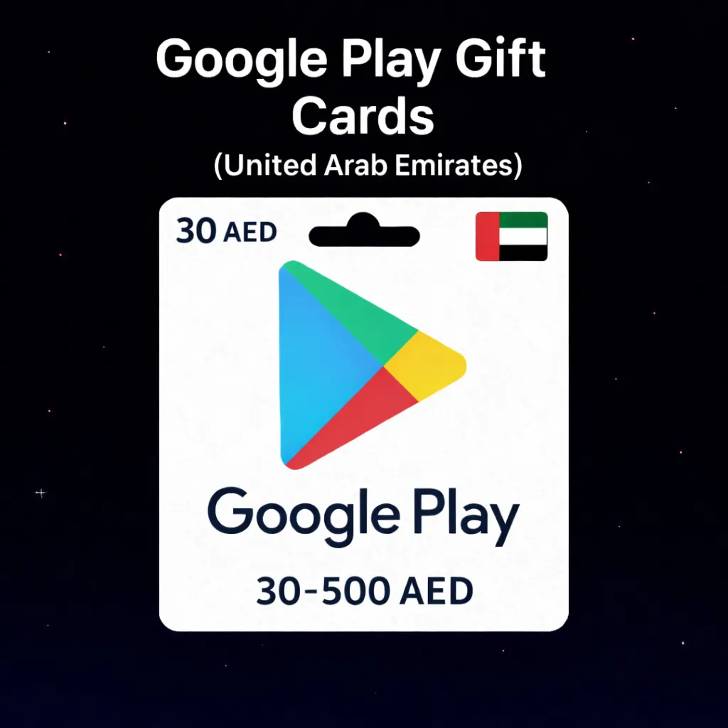 Google Play Gift Cards (ОАЭ) 30–500 AED | Коды пополнения