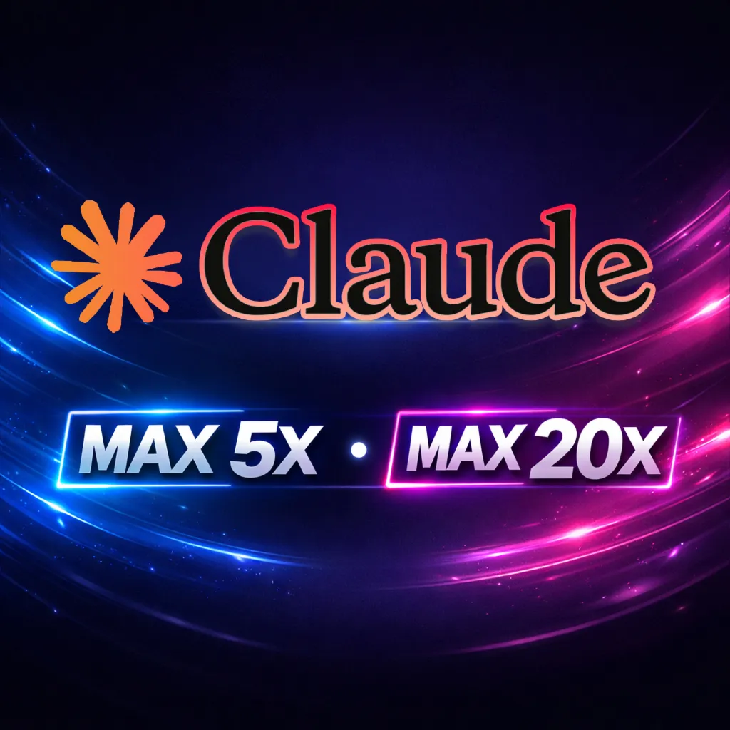 CLAUDE AI MAX 5X / 20X на 1 МЕСЯЦ – АПГРЕЙД НА ВАШ АККАУНТ