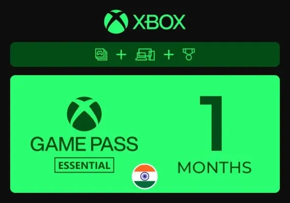 XBOX GAME PASS CORE 1 МЕСЯЦ (ИНДИЯ) КЛЮЧ XBOX