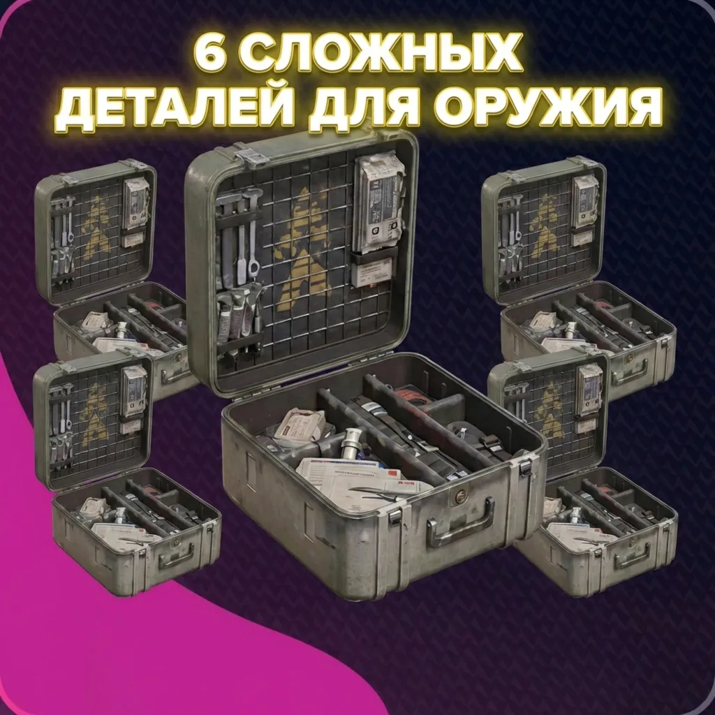 СЛОЖНЫЕ ДЕТАЛИ ДЛЯ ОРУЖИЯ - 6 ШТУК ARC Raiders