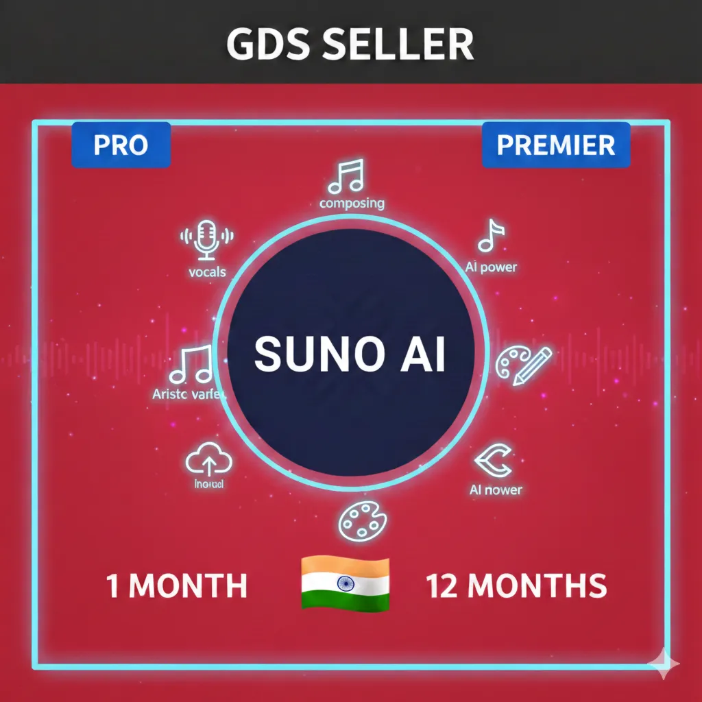 1M/12M/ SUNO AI PRO || ПРЕМИУМ || ПОДПИСКА НА ВАШ АККАУНТ