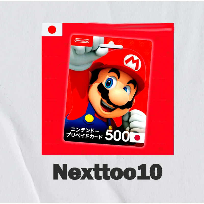 Подарочная карта Nintendo eShop на 500-1000 иен/ Япония