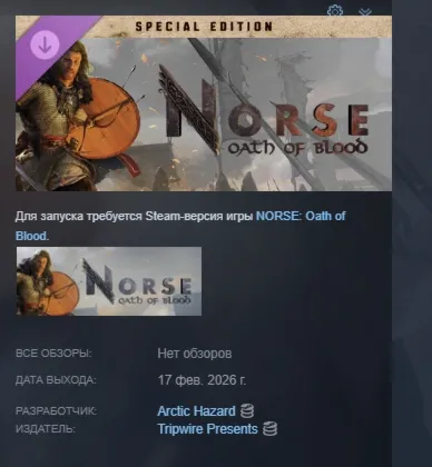 NORSE: Oath of Blood - Special Edition DLC АВТОДОСТАВКА STEAM РОССИЯ
