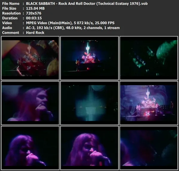 BLACK SABBATH - Rock And Roll Doctor