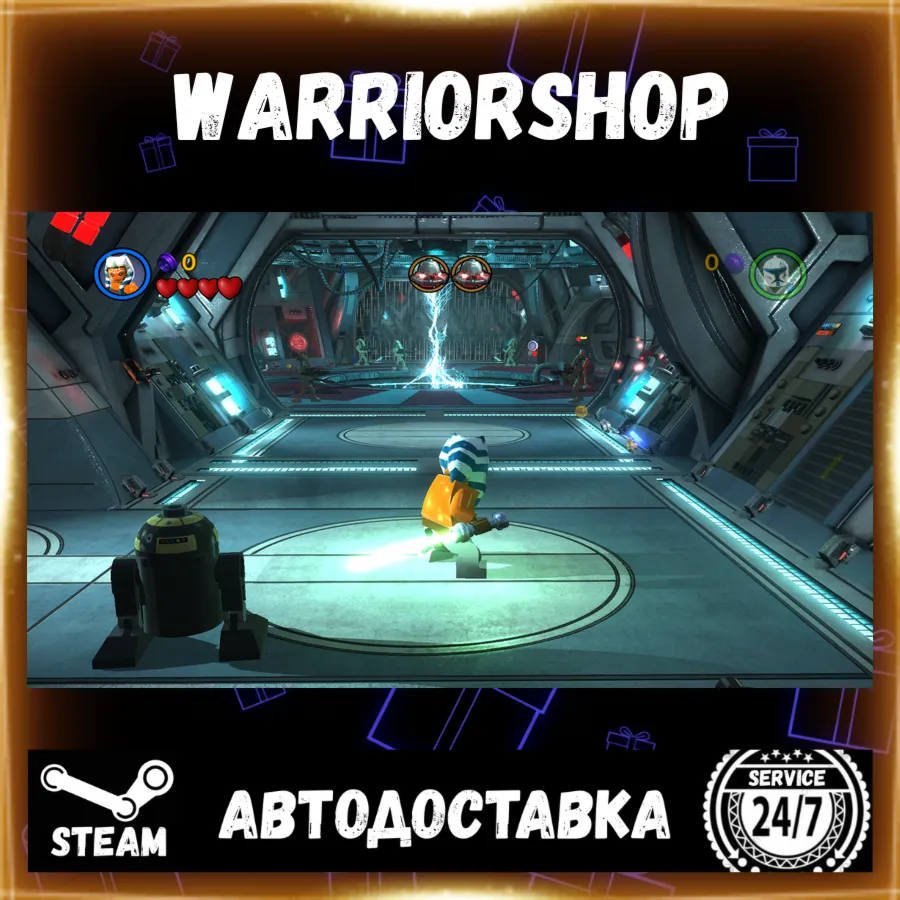 LEGO® Star Wars™ III - The Clone Wars Выбор Региона Стим STEAM GIFT АВТО 24/7 ГАРАНТИ