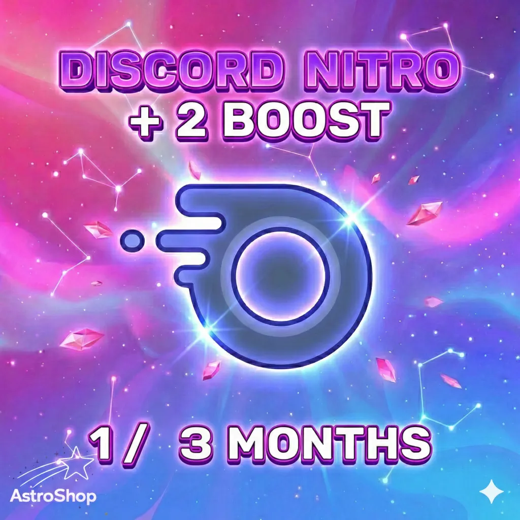 ⚡Discord Nitro 1 / 3 Месяца | Гарантия | Весь мир 🌏