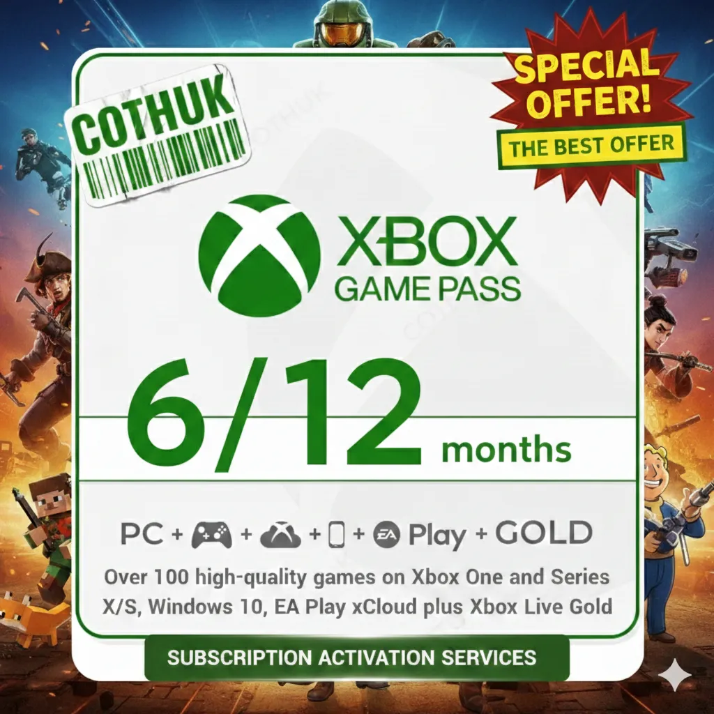 XBOX GAME PASS ULTIMATE 6/12 МЕСЯЦЕВ