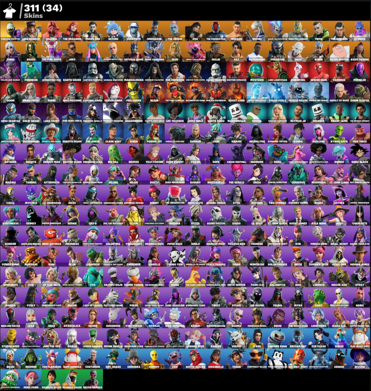 СМЕННА ПОЧТЫ • FN (ВСЕ ПЛАТФОРМЫ) 311 скинов (34 платных) | ПОЛНЫЙ ДОСТУП