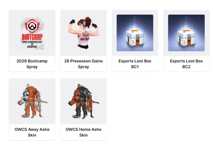 Overwatch | TWITCH DROPS | 6 ПРЕДМЕТОВ