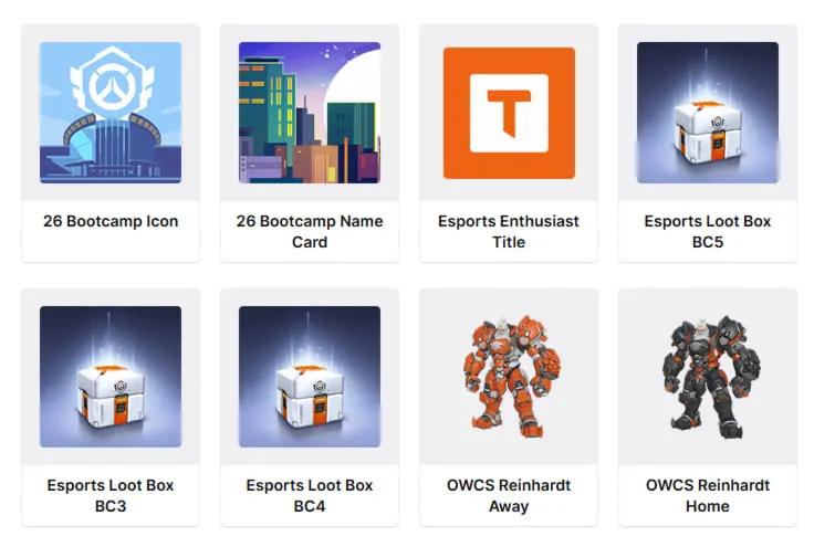 Overwatch | TWITCH DROPS | 8 ПРЕДМЕТОВ