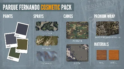 theHunter: Call of the Wild - Parque Fernando Cosmetic Pack DLC Steam КЛЮЧ