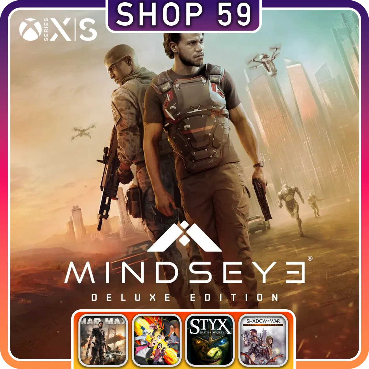 Mindseye Deluxe Edition XBOX + 4 ТОП ИГРЫ (аренда)