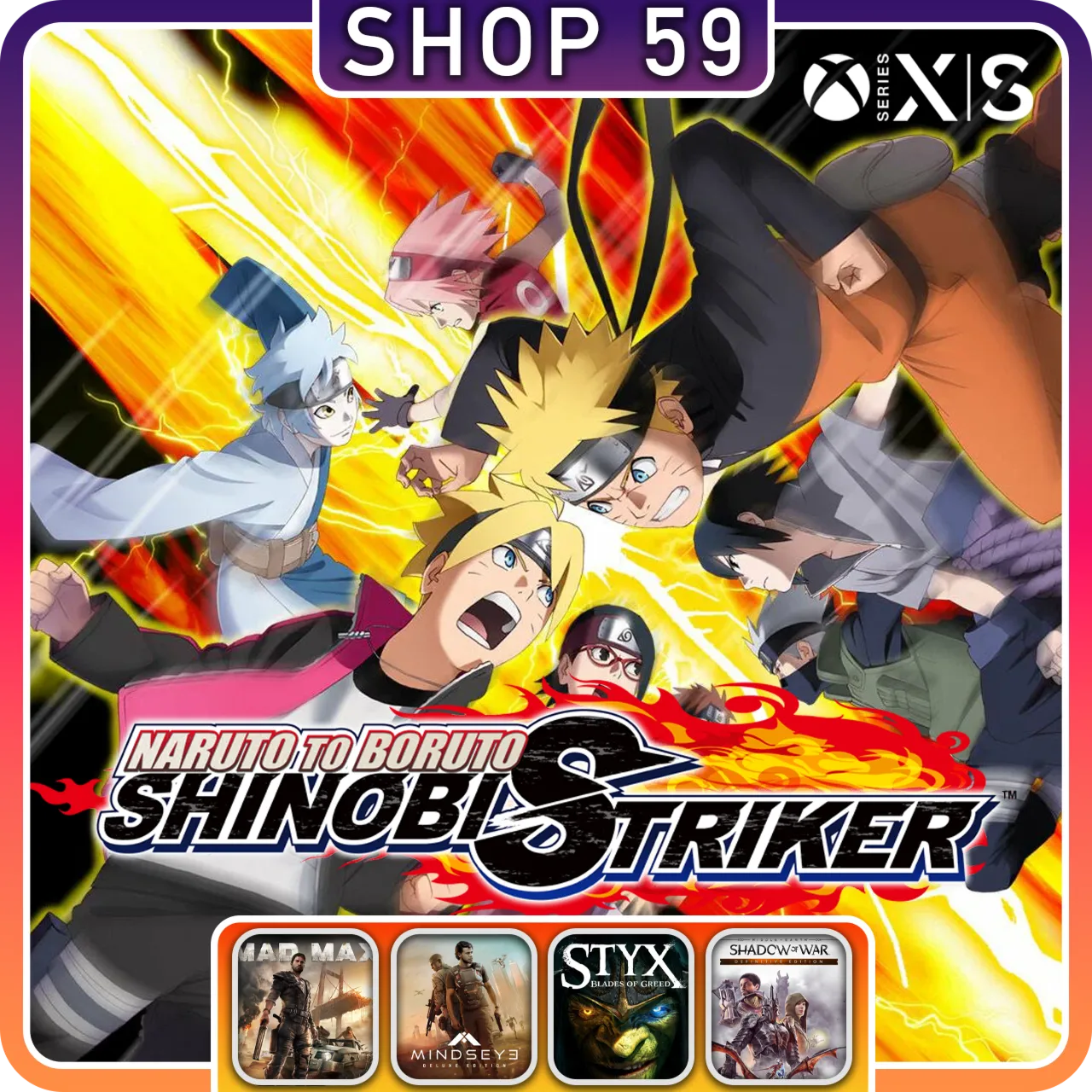 Naruto to Boruto: Shinobi Striker XBOX + 4 ТОП ИГРЫ (аренда)