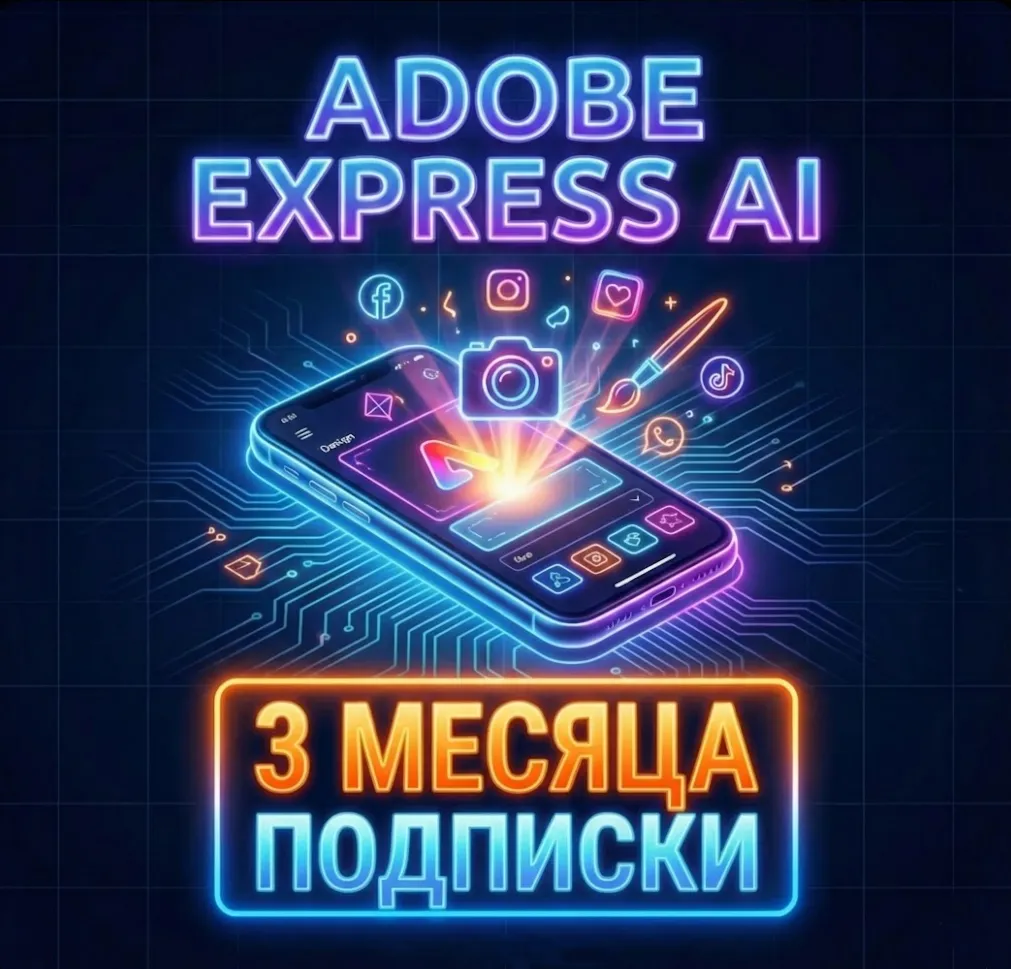 Adobe Express Premium на 3 месяца