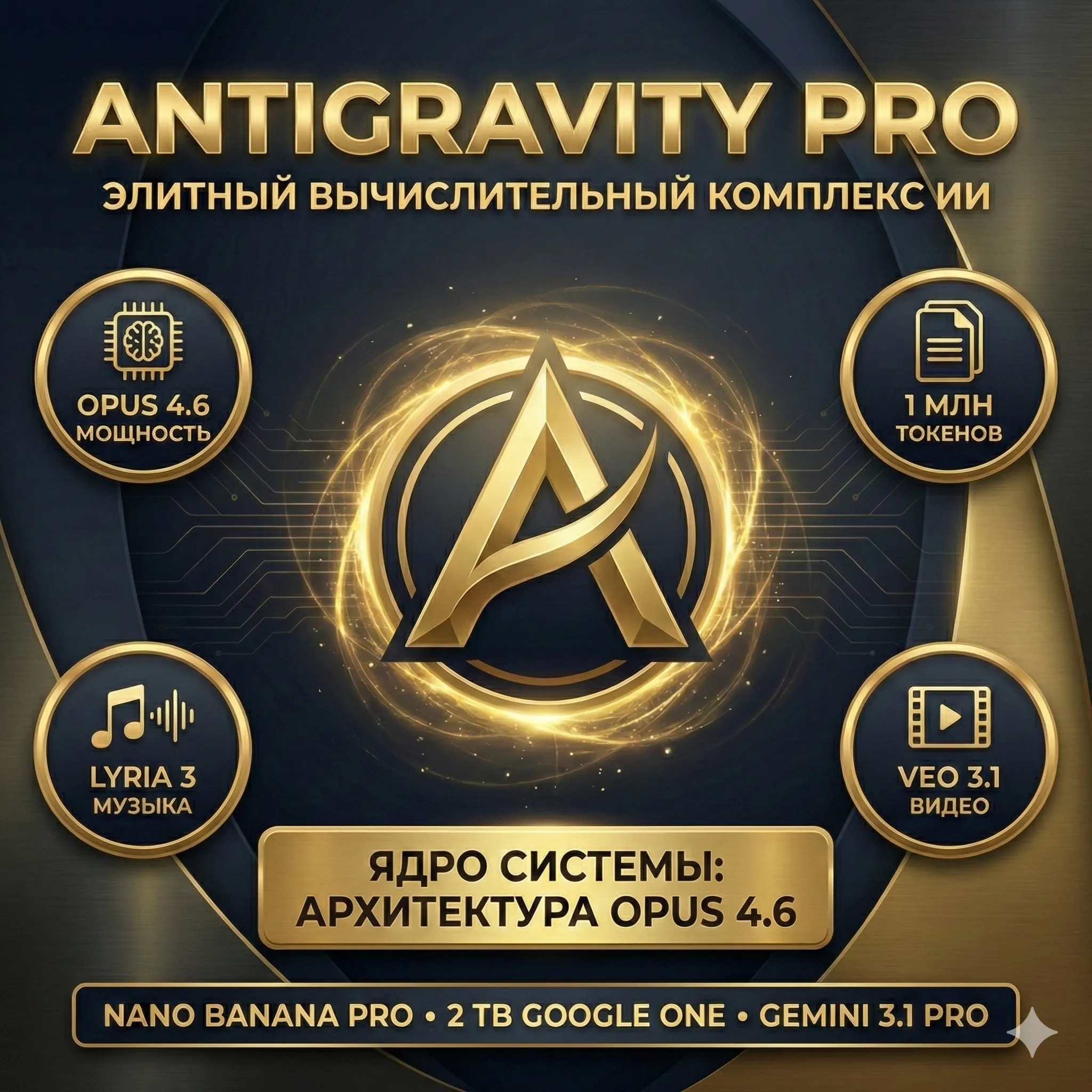 Antigravity PRO + GOOGLE AI PRO | Gemini 3.1| Claude Opus 4.6 | ЛИЧНЫЙ 6месяцев