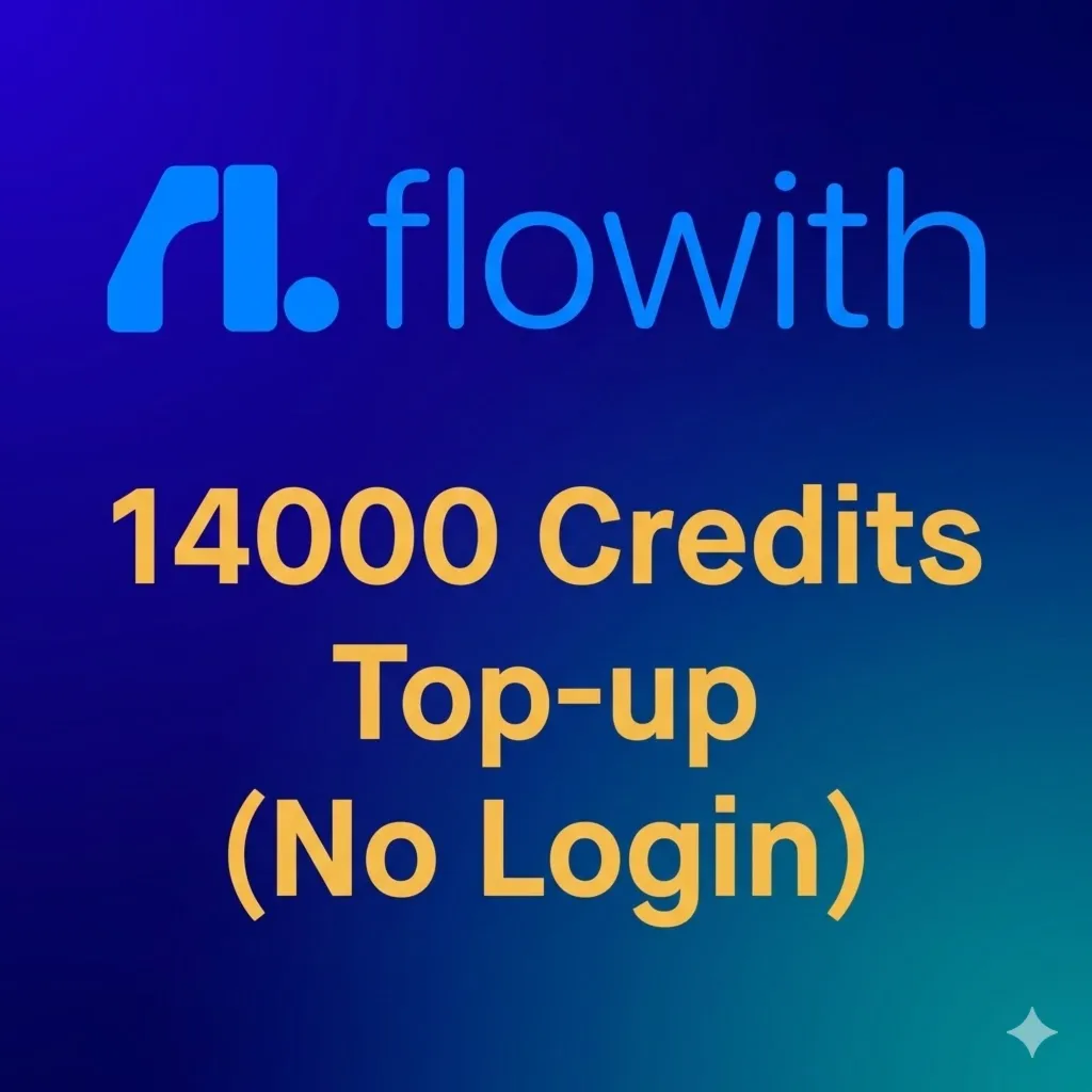 Flowith AI 14000 Кредитов Пополнение (Без входа)
