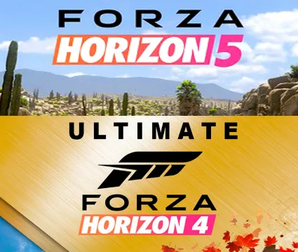FORZA HORIZON 4 ULTIMATE + FORZA HORIZON 5 + 400 ИГР・XBOX GAME PASS