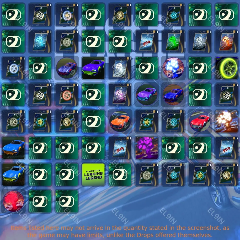 👑Rocket League🌈Твич Дропсы🚀66 предметов + 🎁