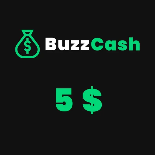 BuzzCash.io 5 USD Balance