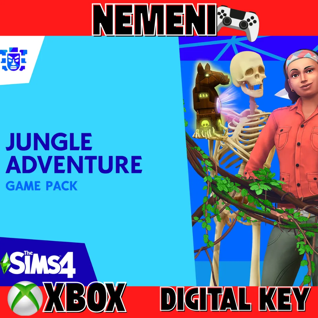 THE SIMS 4 JUNGLE ADVENTURE XBOX ONE SERIES X|S КЛЮЧ