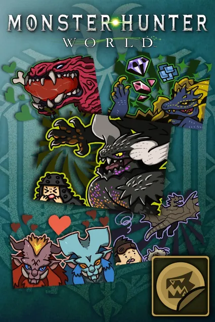 Sticker Set: Monsters of the New World | XBOX | На любой аккаунт