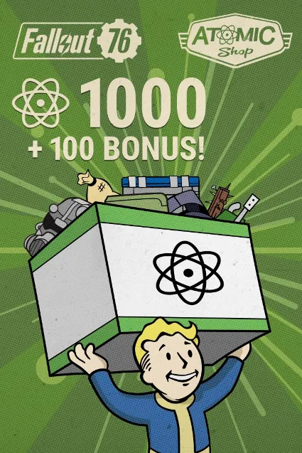 Fallout 76: 1000 (+100 Bonus) Atoms | XBOX | На любой аккаунт