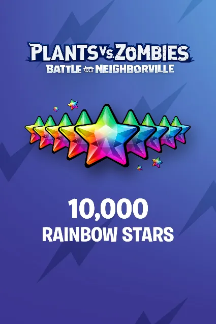 Plants vs. Zombies: Battle for Neighborville™ – 7500 (+2500 Bonus) Rainbow Stars | XB
