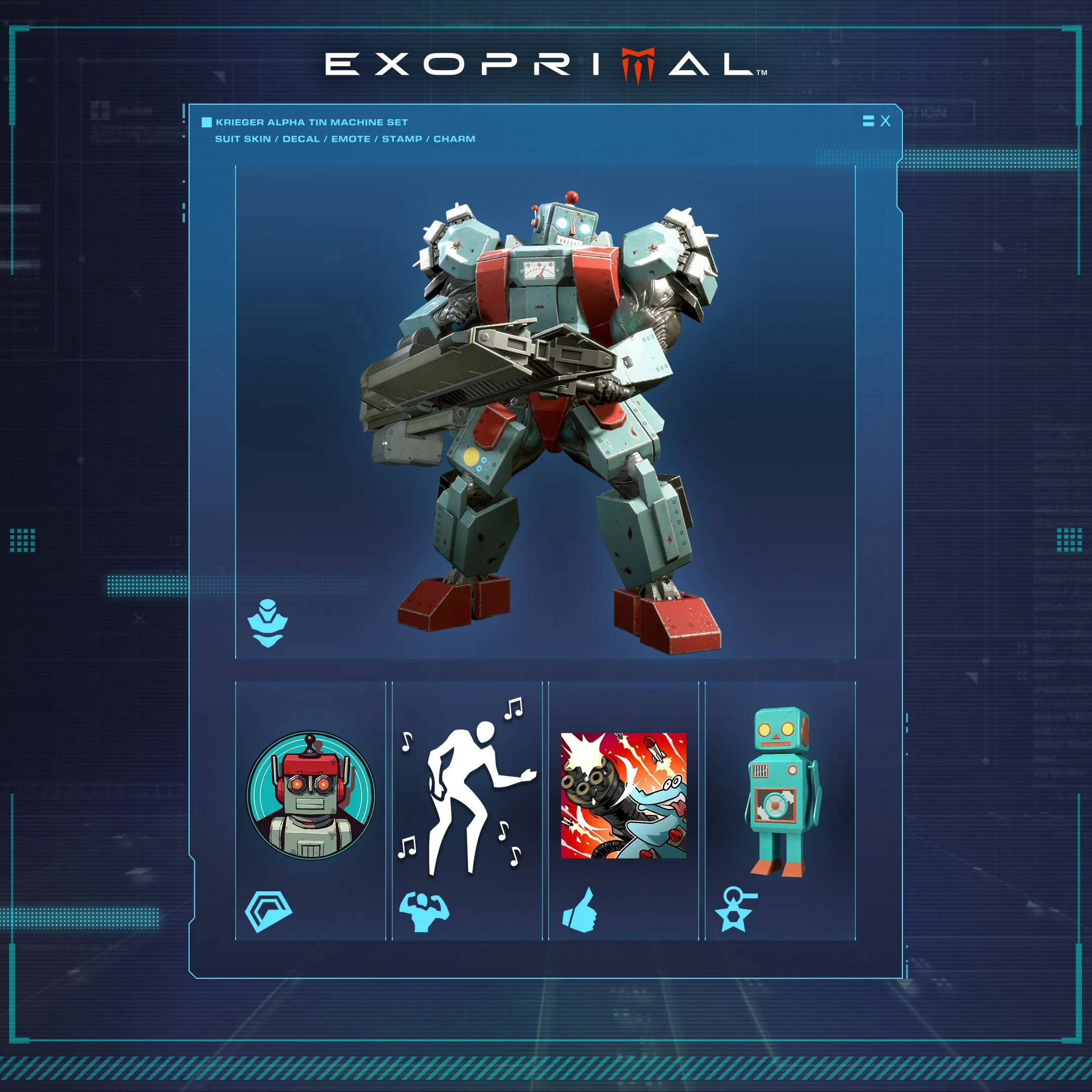 Krieger Alpha Tin Machine Set | XBOX+PC | На любой аккаунт