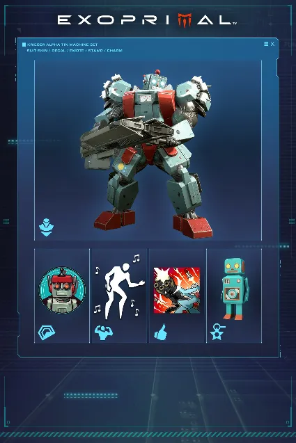 Krieger Alpha Tin Machine Set | XBOX+PC | На любой аккаунт