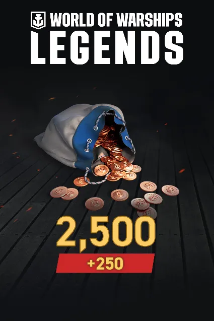 World of Warships: Legends - 2,750 Doubloons | XBOX | На любой аккаунт