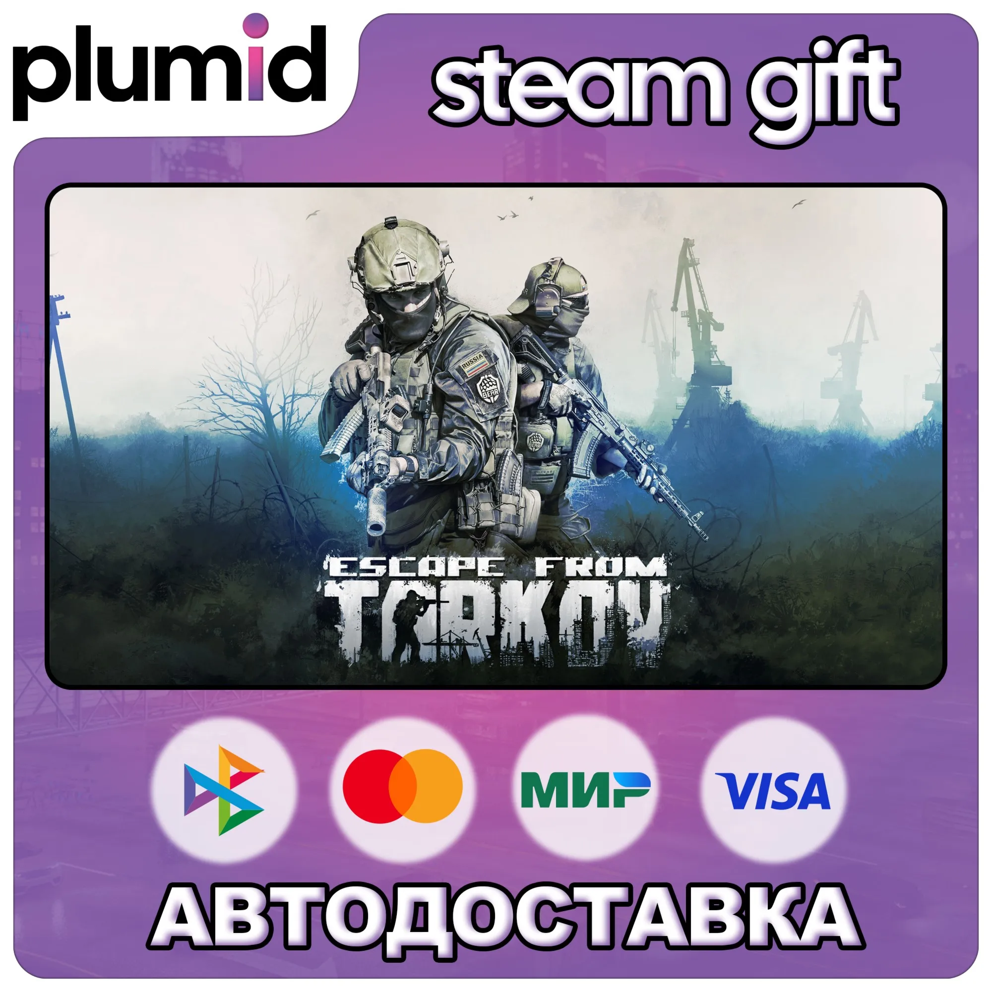 Escape from Tarkov Steam Gift / Россия + МИР / АВТО