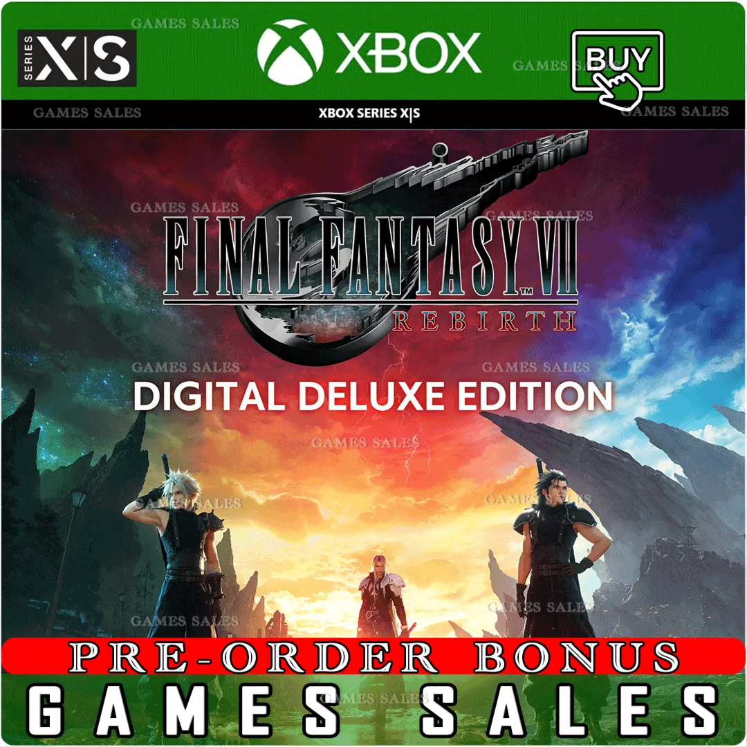 ️FINAL FANTASY VII REBIRTH DIGITAL DELUXE EDITION️XBOX|XS+PCПРЕДЗАКАЗ С БОНУСАМИ