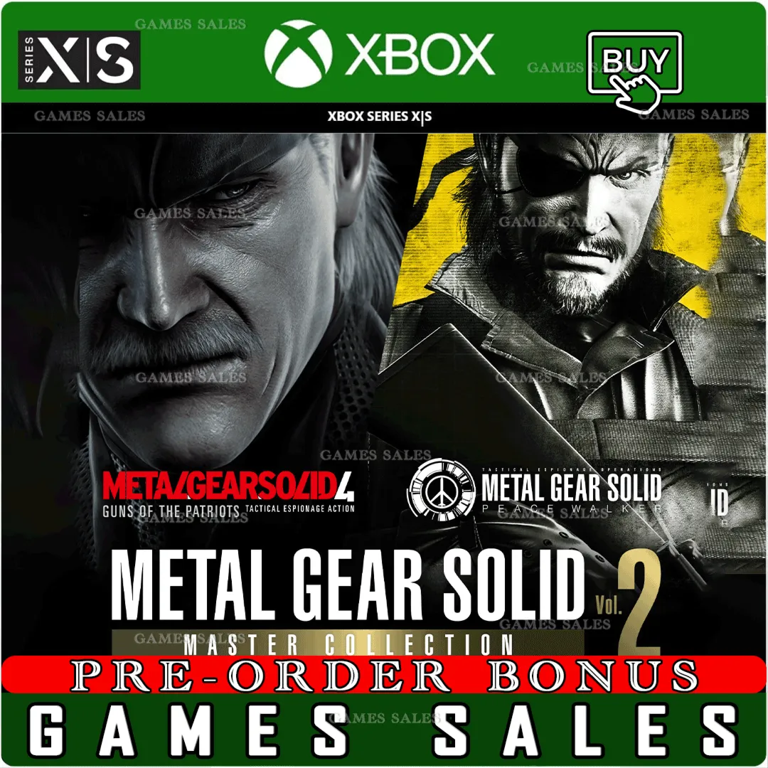 ️METAL GEAR SOLID: MASTER COLLECTION VOL.2️XBOX SERIES X|SПРЕДЗАКАЗ С БОНУСАМИ