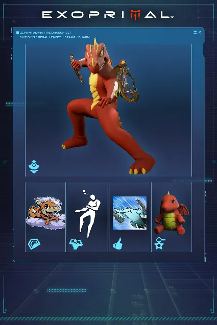 Zephyr Alpha Fire Dragon Set | XBOX+PC | На любой аккаунт