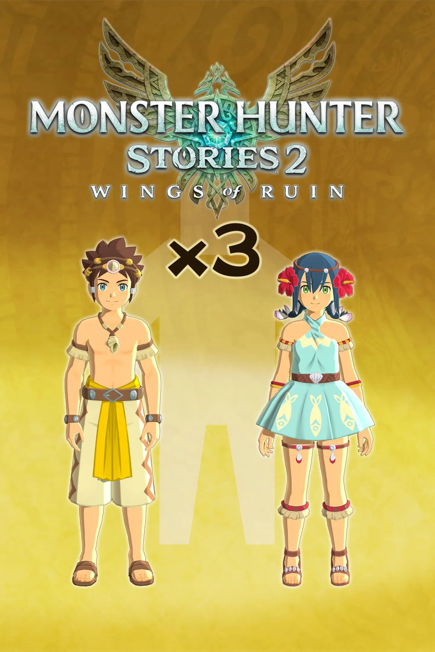 Monster Hunter Stories 2: Wings of Ruin - Character Edit Ticket Three-Pack | XBOX | Н