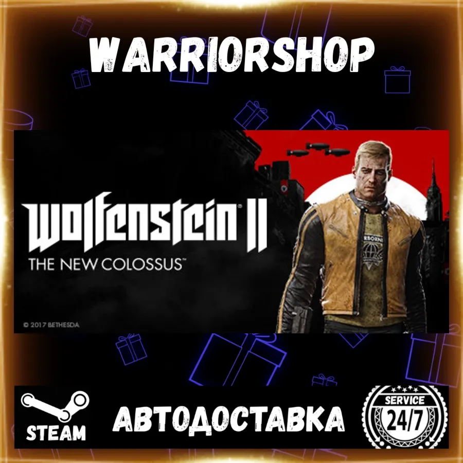 Wolfenstein II: The New Colossus Select Steam Region GIFT AUTO 24/7 WARRANTY