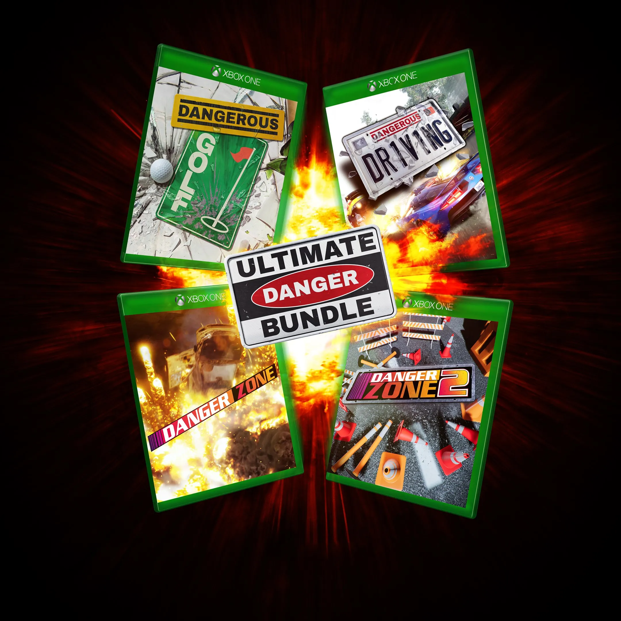 Ultimate Danger Bundle - 4 Dangerous Games including Dangerous Driving | XBOX | На лю